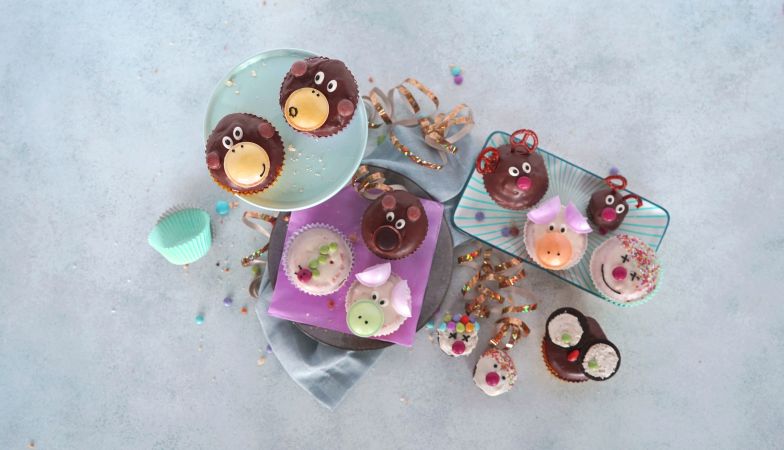Des muffins rigolos pour un anniversaire d’enfant: 9 idées pour décorer des muffins